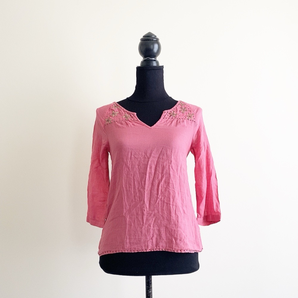 Aerie endless summer Beaded Beach Top – XS – Watermelon Color – New with Tags